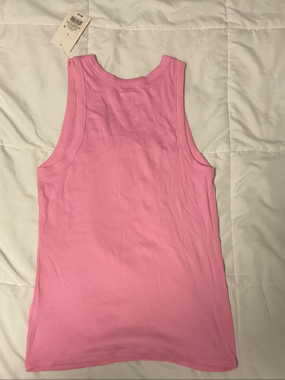 Target Pink Ribbed Tank Top - Picture 3 of 3